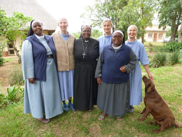 Sr. Lindeni Mavundla, Sr. Klaudia Löffler, Sr. Happiness Khumalo, Sr. Christine Eisenhuth, Sr. Sithembile Mpanza, Sr. Barbara Stephan