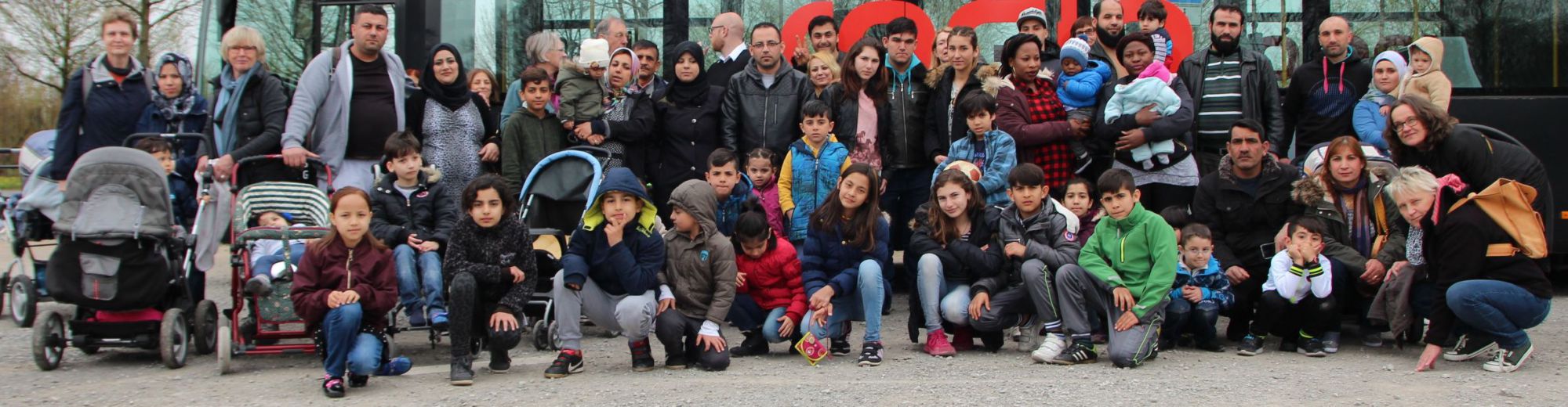 Ausflug mit den Teilnehmenden des Patenschaftsprojekts für Flüchtlinge - regelmäßige Treffen finden auch im Café Connect statt.