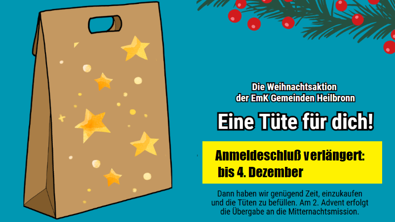 Weihnachtsaktion 2025: Eine Tüte für Dich!