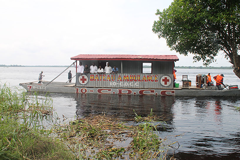 Ambulanzboot Bolenge / Kongo