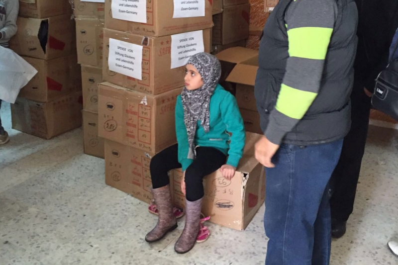 Spendenaktion für syrische Flüchtlingskinder in Jordanien